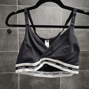 Bravado Black & White Nursing Bralette